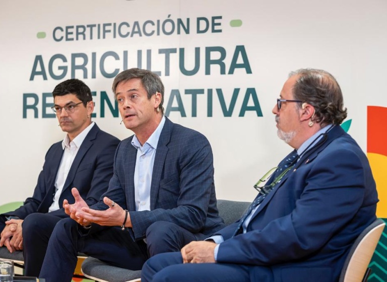 Carlos Meza, CEO Terragenesis, en lanzamiento de Certificadora Agricultura Regenerativa Aenor Epigen