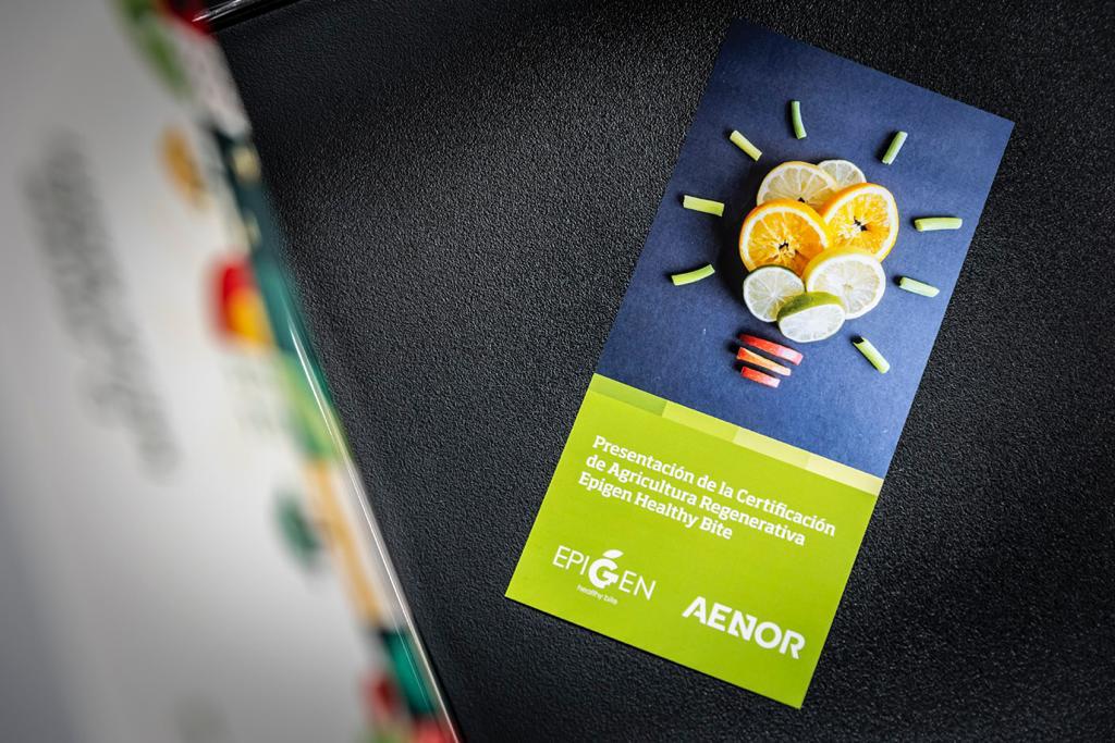 Carlos Meza, CEO Terragenesis, en lanzamiento de Certificadora Agricultura Regenerativa Aenor Epigen